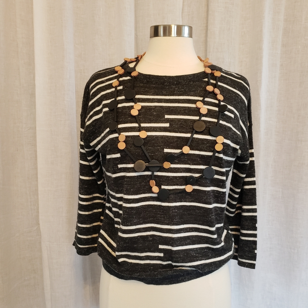 Anthropologie linen sweater - La Fee Verte - Picture 6 of 7